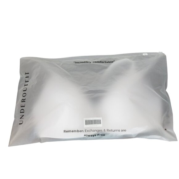 Underoutfit The Satin Grace 3D Molded White Bra New with Tags Size XL Style 1258 - Picture 6 of 14